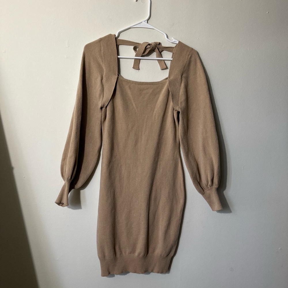 Exlura Tie back body on sweater dress